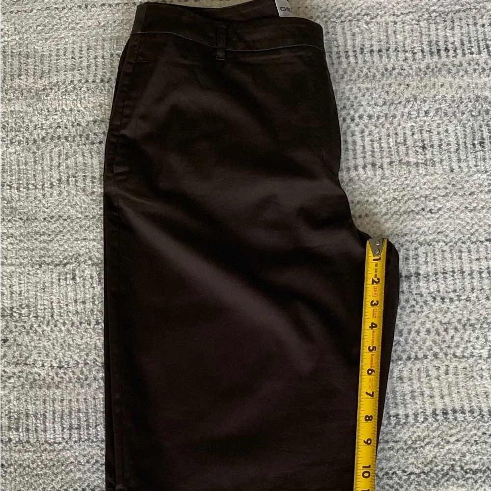 Chico's Brown Bermuda Shorts Tailored Flat-Front Design